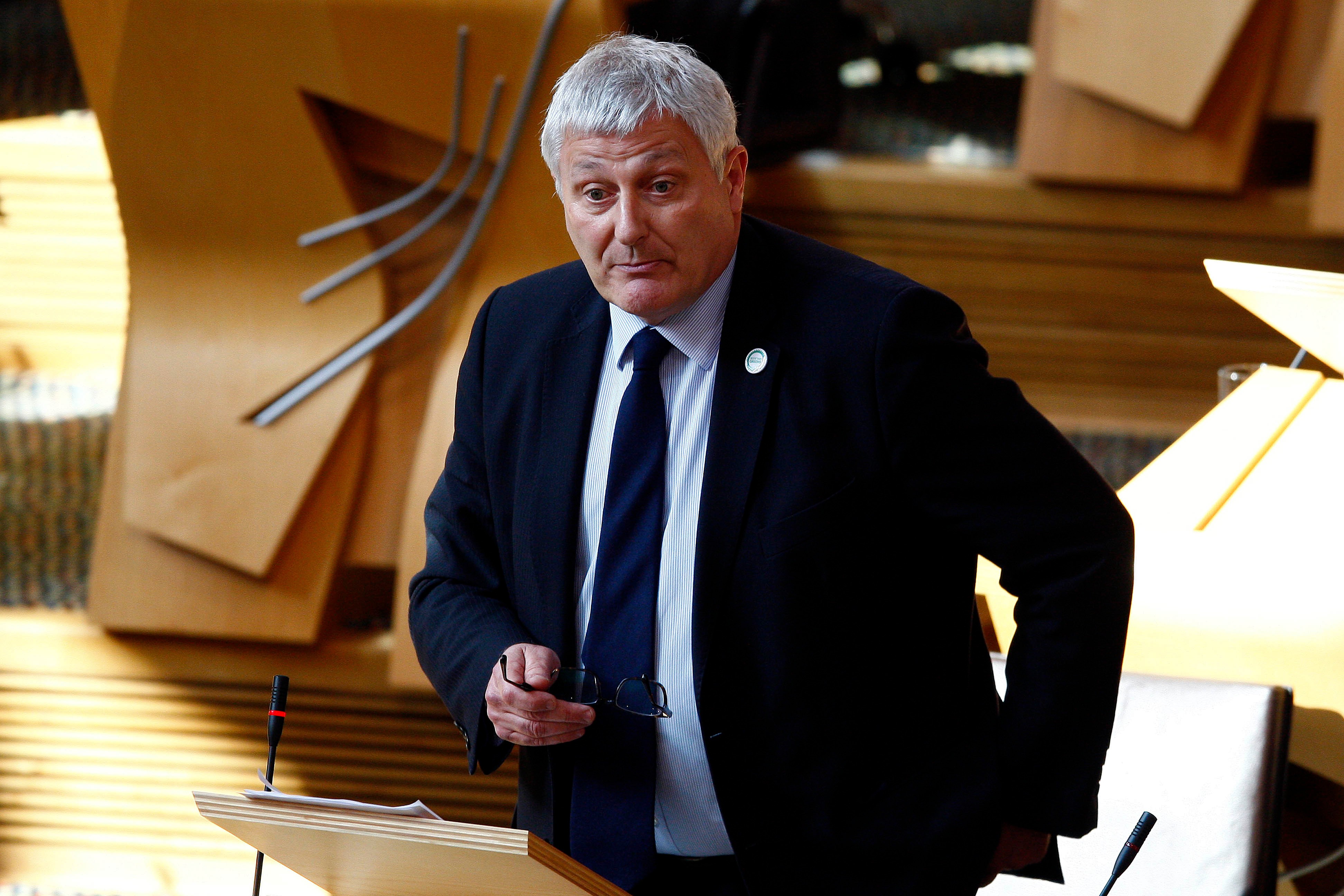 John Finnie MSP opens his debate on Ship-to-ship Oil Transfers in the Cromarty and Moray Firths 02 May 2017 . Pic - Andrew Cowan/Scottish Parliament