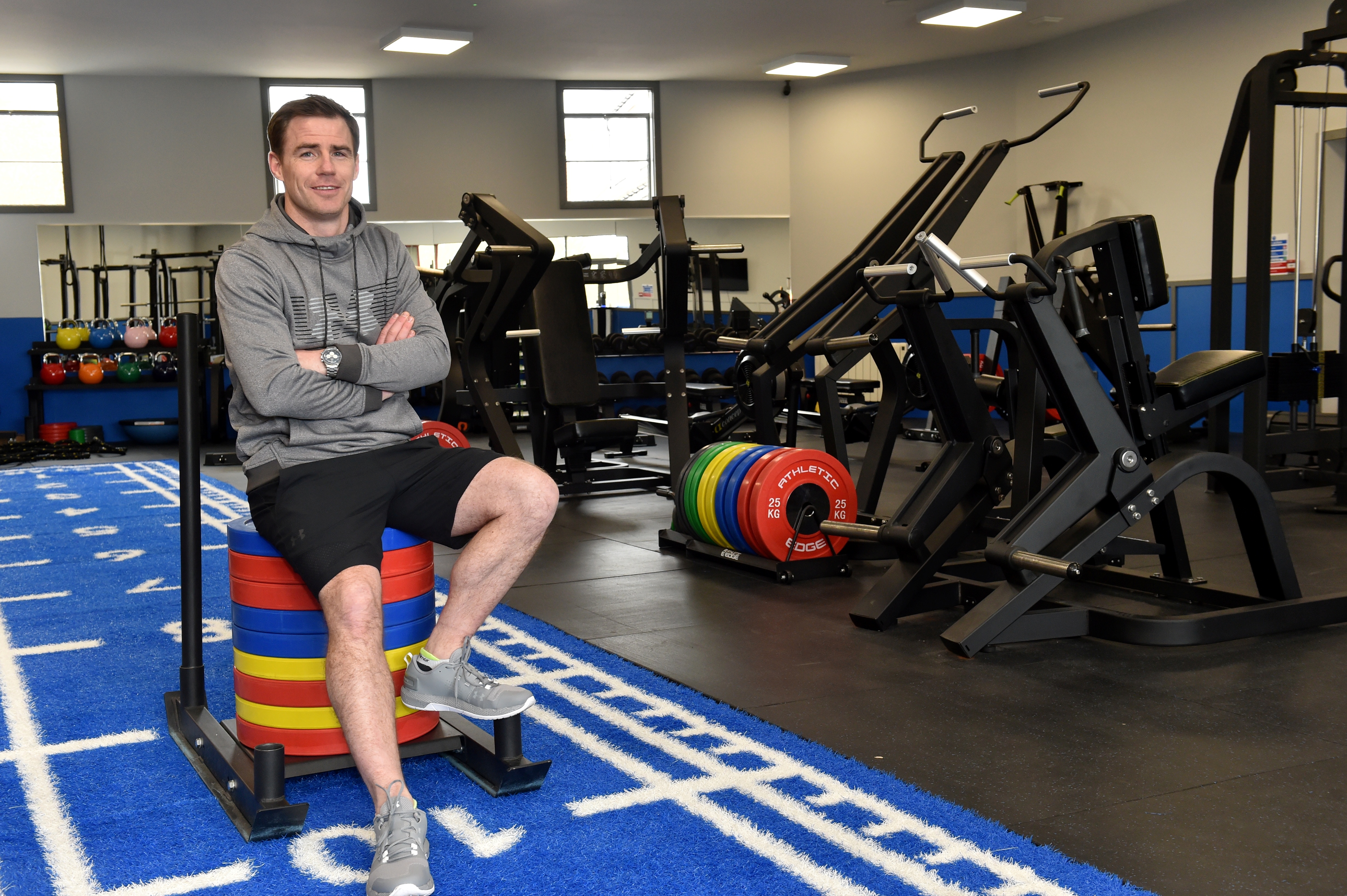 CR0008176 Athletic Edge, Springfield Road, Aberdeen. Scott Beattie at his new gym, Athletic Edge. Picture by COLIN RENNIE April 12, 2019.